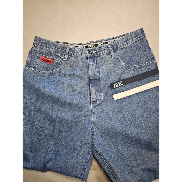 VINTAGE DON Matching Blue Jean Outfit XL Shirt Size 40x32 Pants Embroidered - Picture 15 of 16